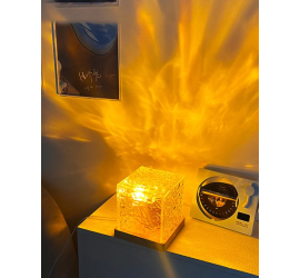 Проектор-ночник Модель20 эффект водной ряби Relaxing light 11х11х11 (40)