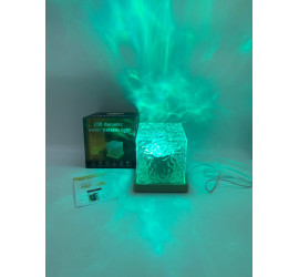 Проектор-ночник Модель20 эффект водной ряби Relaxing light 11х11х11 (40)