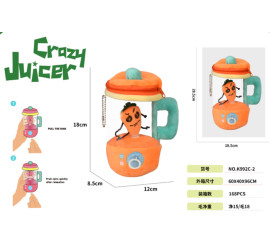 Заводная игрушка морковка в блендере Crazy Juicer (168)