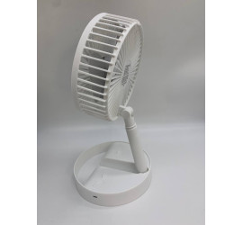 Складной портативный телескопический вентилятор Telescope Fan WHITE (40)