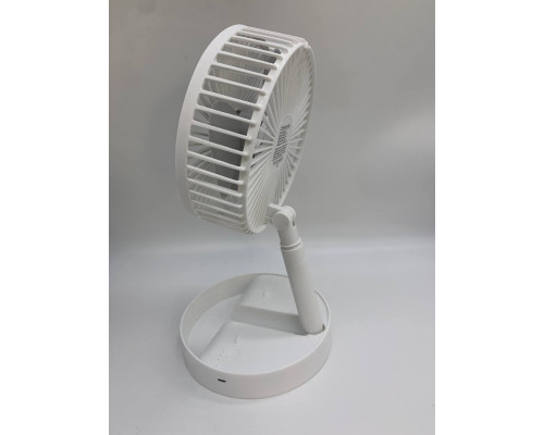 Складной портативный телескопический вентилятор Telescope Fan WHITE (40)