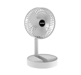 Складной портативный телескопический вентилятор Telescope Fan WHITE (40)
