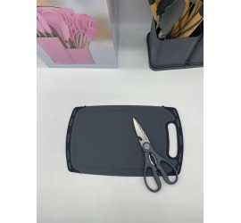 Силиконовый кухонный набор принадлежностей Kitchen stuff 19 предметов GREY (12)