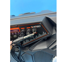 Портативная колонка Kimiso QS-1214 12inch с микрофоном и светомузыкой (4)