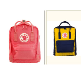 Рюкзак Fjallraven Kanken Classic ЖЕЛТО-СИНИЙ (50) \ Рюкзак Fjallraven Kanken Classic РОЗОВЫЙ  (50)