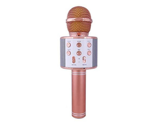 Микрофон DM Karaoke WS858 РОЗОВЫЙ (50)