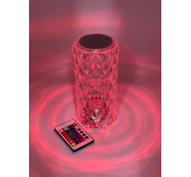 Настольная лампа RGB Crystal Rose Ambience 19.5см. (40)