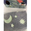 Светящийся теплый и нежный плед Magic Blanket 100х150 GREY (60)