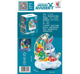 Музыкальная игрушка-ночник Зайка на Луне Moon Rabbit (72)