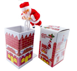 Интерактивная игрушка Санта-Клаус в дымоходе (48)