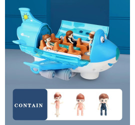 Игрушечный самолет Airliner Light Music 8811-16 BLUE (60)