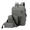Рюкзак, сумка, клатч, набор 3 в 1 Backpack SILVER (100)
