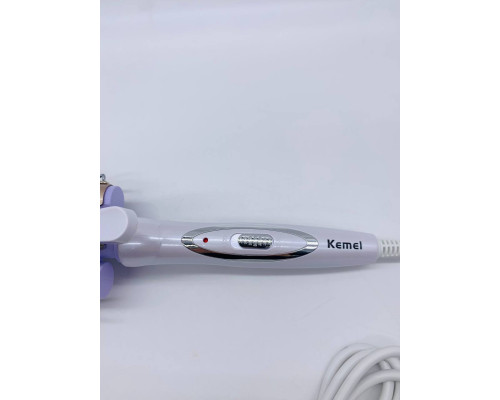 Плойка тройная Kemei JFQ-KM-1010 White/Gold (40)