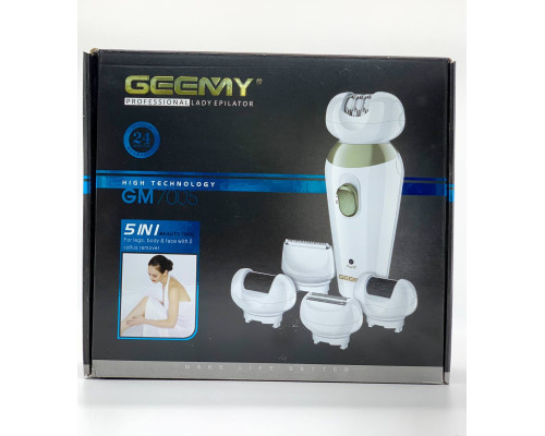 Эпилятор бритва пемза Gemei GM 7005 5в1 (24)