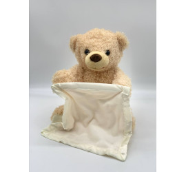 Интерактивная игрушка Мишка Peekaboo Bear Brown 30см АНГЛИЙСКИЙ (50)