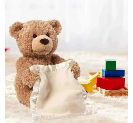 Интерактивная игрушка Мишка Peekaboo Bear Brown 30см АНГЛИЙСКИЙ (50)