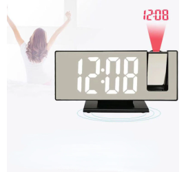 Настольные светодиодные зеркальные LED часы с проекцией (80)