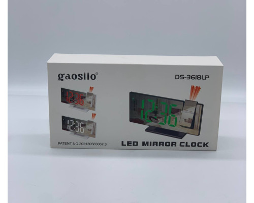 Настольные светодиодные зеркальные LED часы с проекцией (80)