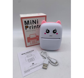 Портативный мини принтер  PINK (100)