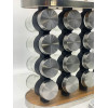 Карусель для специй 16 отсеков Stainless steel and wood (10)