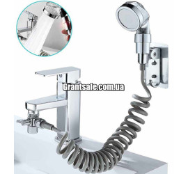 Душевая система на умывальник Modified Faucet With external Shower (100)