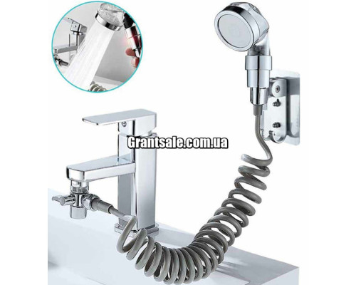 Душевая система на умывальник Modified Faucet With external Shower (100)