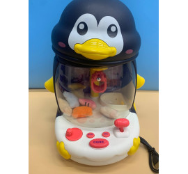 Детский игровой автомат с краном для ловли игрушек Пингвин (12)