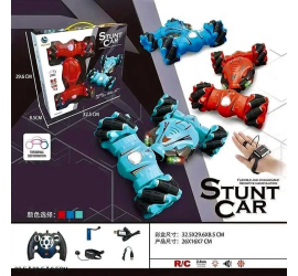 Машинка на радиоуправлении 32см с пульм и браслетом на руку Stunt Car YL-51 RED (24)