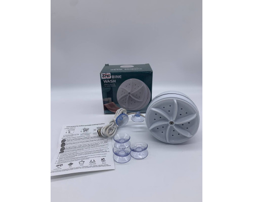 Портативная вращающаяся ультразвуковая стиральная машинка Turbine Wash USB (100)