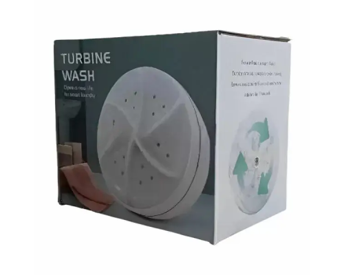 Портативная вращающаяся ультразвуковая стиральная машинка Turbine Wash USB (100)