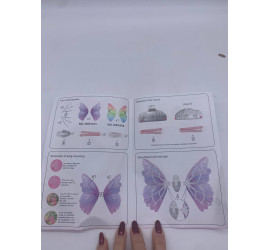 Детские светящиеся крылья Butterfly с подсветкой и музыкой Капибара (36)