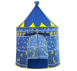 Детская палатка СИНЯЯ A Beautiful Cubby house игровой Замок принца шатер (30)