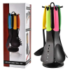 Набор кухонных принадлежностей на подставке 6 предметов пластик Kitchen Cutlery Sets (24)