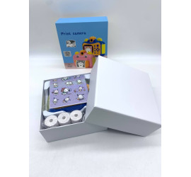 Детский фотоаппарат с мгновенной печатью фотографий Camera printer BLUE (40)