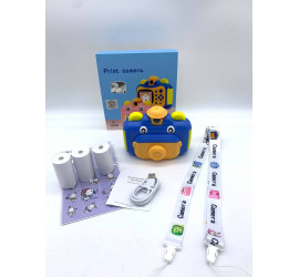 Детский фотоаппарат с мгновенной печатью фотографий Camera printer BLUE (40)