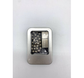 Магнитный конструктор с шариками и палочками NEO SILVER (50)