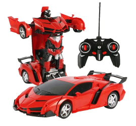 Машинка Трансформер Lamborghini Robot Car Size 18 RED (60)