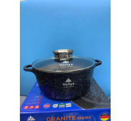 Набор посуды 9 предметов Vollyx Cookware Set BLACK (4)