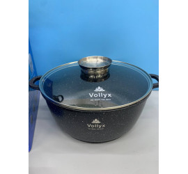 Набор посуды 9 предметов Vollyx Cookware Set BLACK (4)