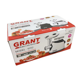 Электрическая мясорубка GRANT 6252 3000W с соковыжималкой для томатного сока WHITE (4)