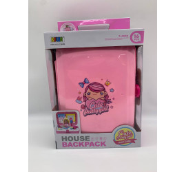 Игровой набор рюкзак Cute Pretty Girl HOUSE BACKPACK (1)
