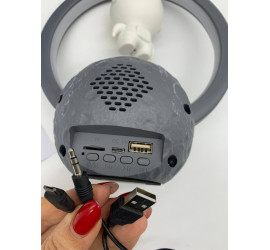 Ночник астронавт парящий в воздухе с Bluetooth колонкой (36)